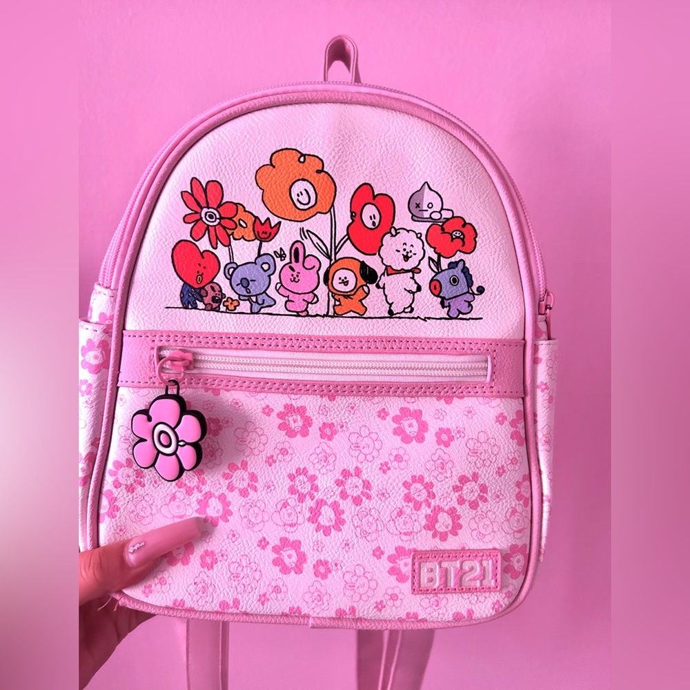 BT21 pink small backpack💗